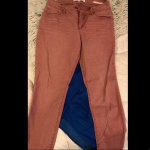Light pink jeans